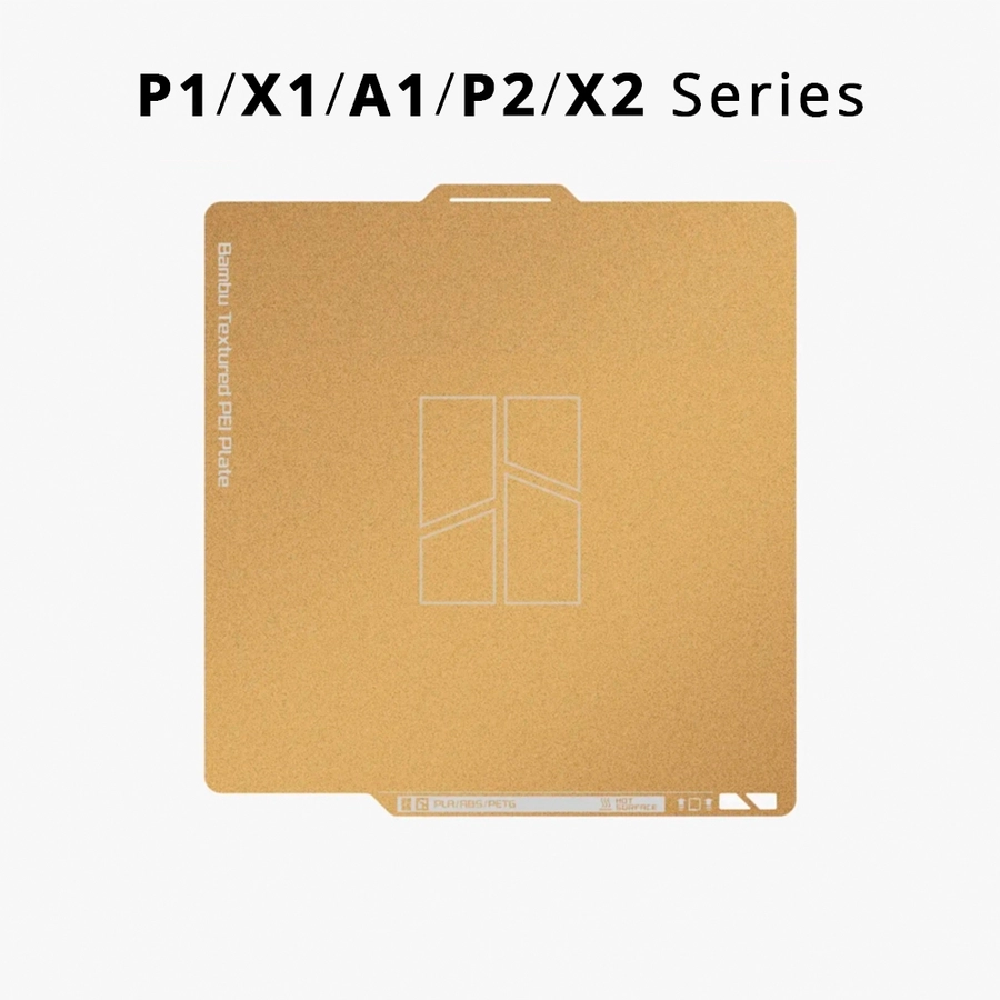 Bambu Textured PEI Plate P1/X1/A1/P1/X2 Series